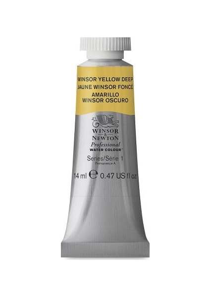 : Professional : Sulu Boya : 14 ml : Winsor Yellow Deep 731 S.1