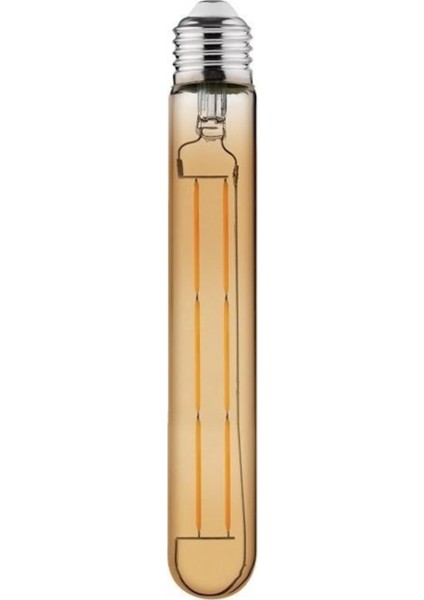 Rustic Tube 6W E27 Duy Filament LED Ampül 2200K Sarı Işık