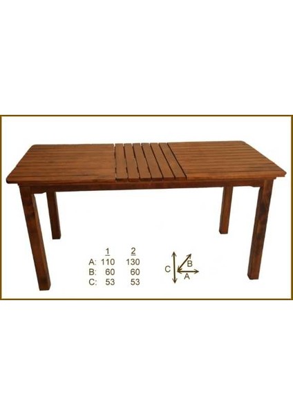 Bermuda Sehpa 60 x 130
