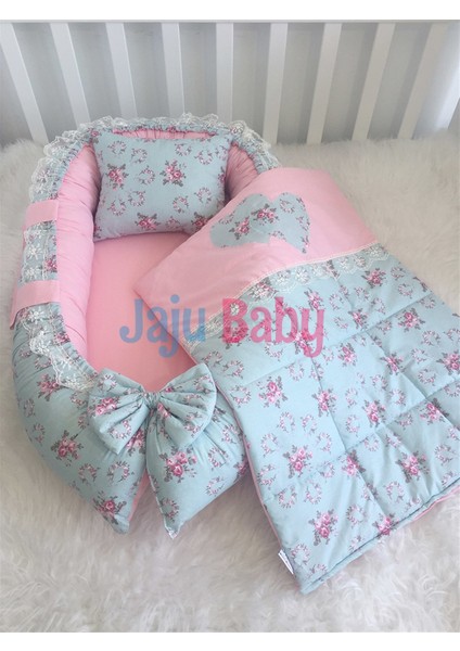 Gül Desenli Lüx Babynest