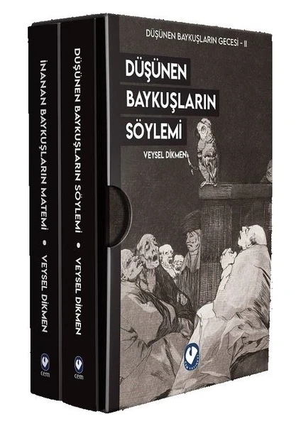 Düşünen Baykuşların Gecesi -  Düşünen Baykuşların Söylemi ( 2 Kitap Kutulu ) - Veysel Dikmen