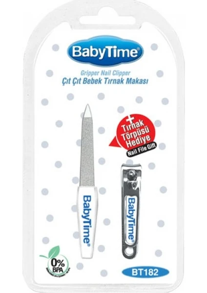 Babytime Çıt Çıt Bebek Tırnak Makası (Tırnak Törpüsü Hediyeli)