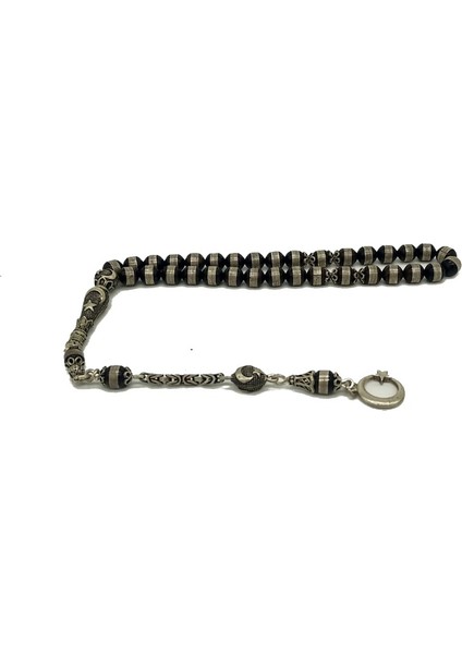 Kuka Gümüş Sarma Tesbih 6mm