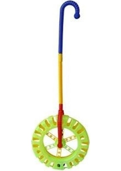 Büyük Boy Sopalı Çınçın Teker 20 cm Yeşil