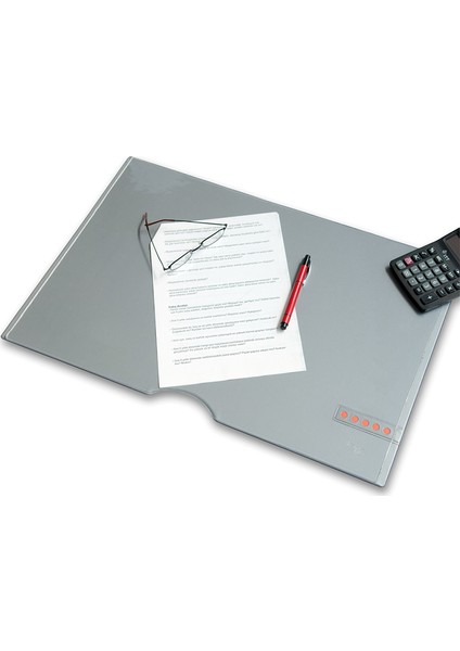 Pvc Double Color Kapaklı Pad Sümen Gri 40 x 60 cm