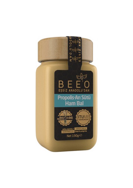 Bee' o  Propolis + Arı Sütü + Ham Bal 190g