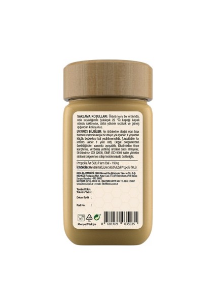 Bee' o  Propolis + Arı Sütü + Ham Bal 190g