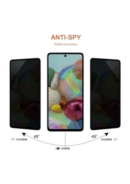 Xiaomi Red Mi Note 9 Tam Kaplayan 5d Hayalet Prıvacy Kırılmaz Cam