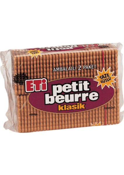 Petit Beurre Bisküvi 2'li 400 gr