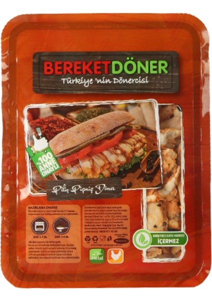 Bereket Hazır Piliç Döner 200 gr