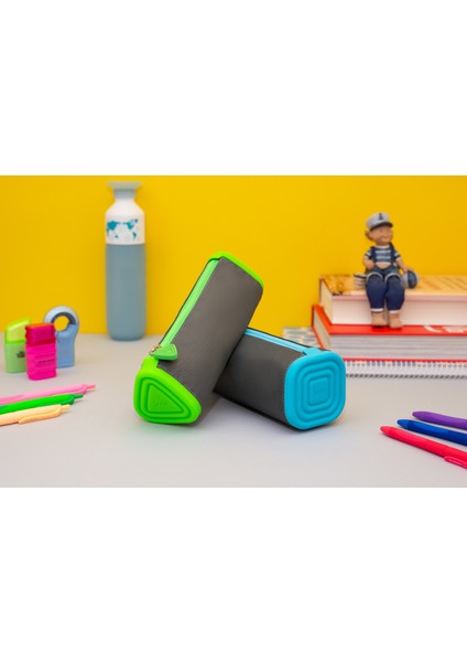 Prismo Üçgen Kalem Kutusu - Fosforlu Yeşil fiyatları