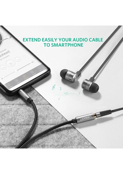 3.5mm Jack Ses Aux Uzatma Kablosu 1.5 Metre indirimleri