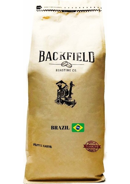 Backfield Roasting Co . Brezilya Çekirdek Kahve 1 kg