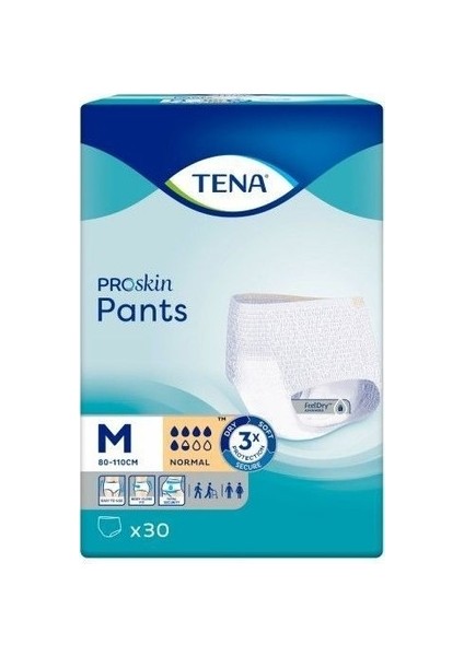 Normal Emici Külot Medium 30 Adet 5.5 Damla Ekonomik Paket