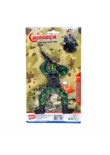 Birlik Toys 6808 B Kurmalı Mini Sürünen Asker