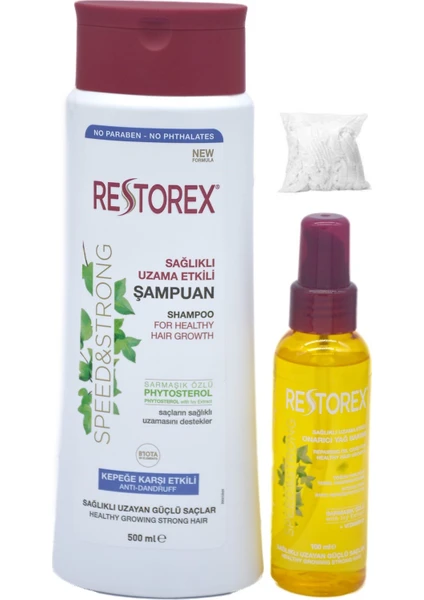 Kepek  Şampuan 500 ml + Restorex 100 ml Argan Yağı + Saç Bonesi