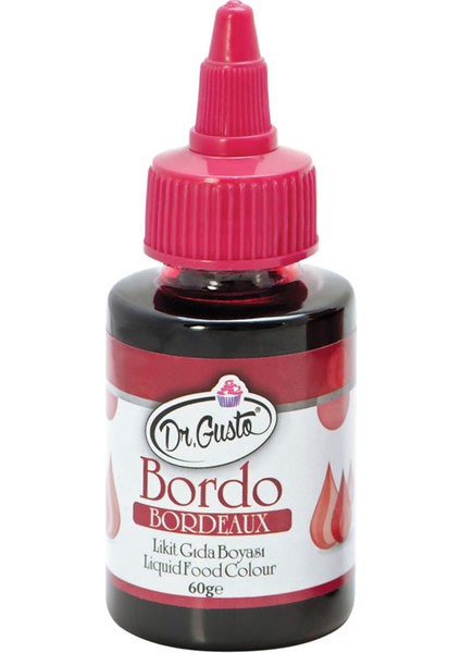 Bordo Likit Gıda Boyası 60 Gr.