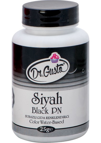 Su Bazlı Toz Gıda Boyası Siyah 25 Gr.