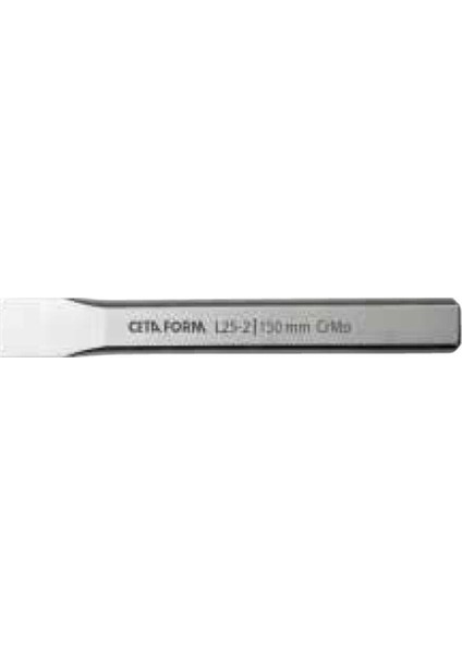 L25-200-2 Düz Keski 200 mm Uzunluk, 24MM Ağız