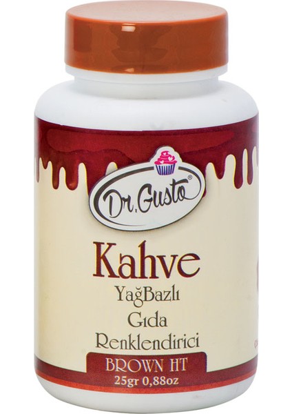 Yağ Bazlı Kahverengi Gıda Boyası 25 gr