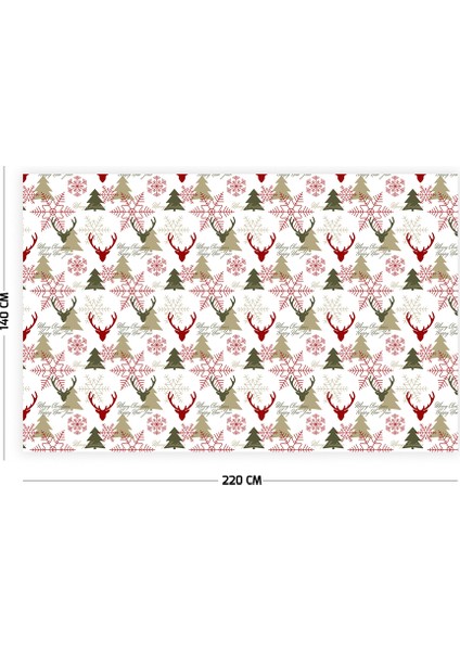 Özel Tasarım Dijital Baskılı Masa Örtüsü 140 x 220 cm