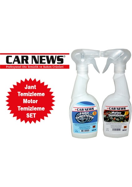 Jant ve Motor Temizleyici Set