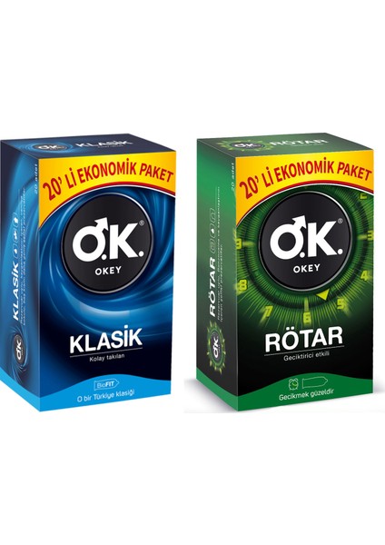 Klasik 20'li ve Rötar 20'li Set