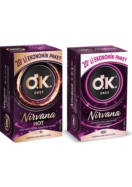 Nirvana Hot 20'li ve Nirvana 20'li Set