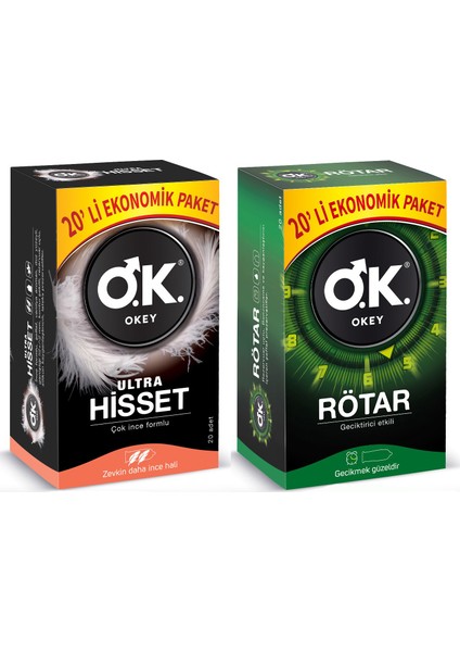 Ultra Hisset 20'li ve Rötar 20'li Set