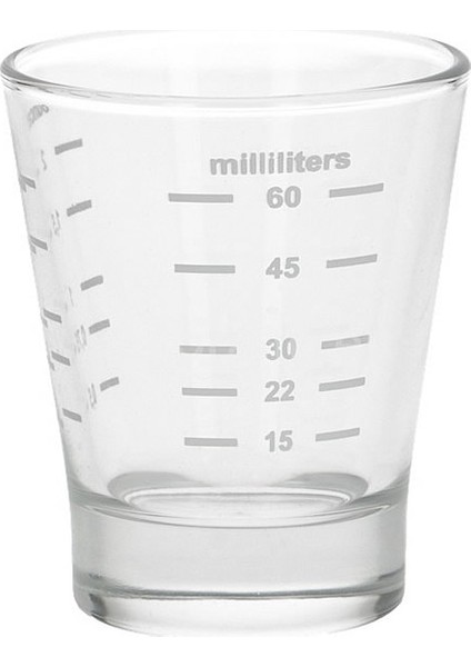 Espresso Ölçü Bardağı, Oval, 15/60 ml