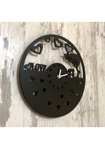 Kayra Dekoratif Duvar Saati Love 70CM