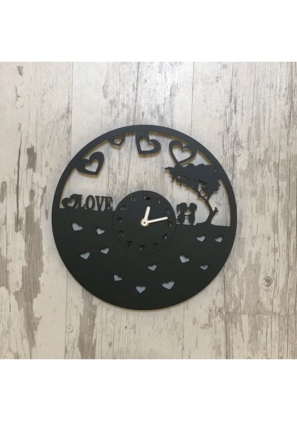 Kayra Dekoratif Duvar Saati Love 70CM