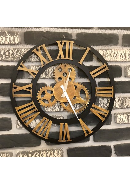 Kayra Duvar Saati Antik Gold Roma 90CM fırsatları