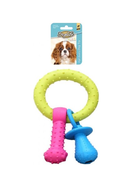 Köpekler Için Kauçuk 2 Shooter Zilli Oyuncak 202785