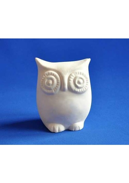 119 Seramik Biblo Baykuş 8 x 7 x 10 cm