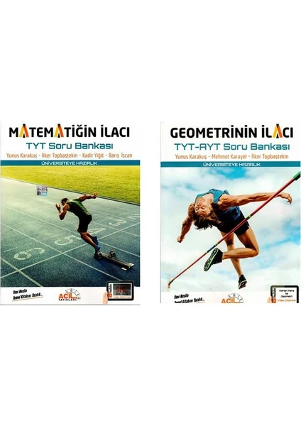 Acil Yayınları TYT'nin İlacı Matematik-Geometri Soru Bankası Set