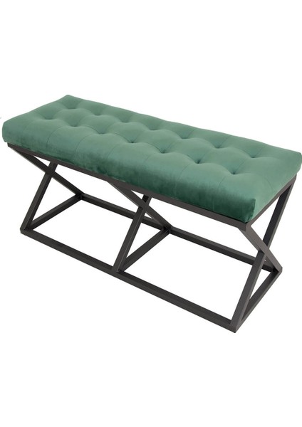 Siyah Ayaklı Yeşil Bank Puf