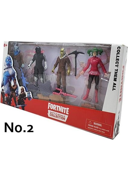 Fortnite 4'lü Figür Seti - 9010-12 modelleri