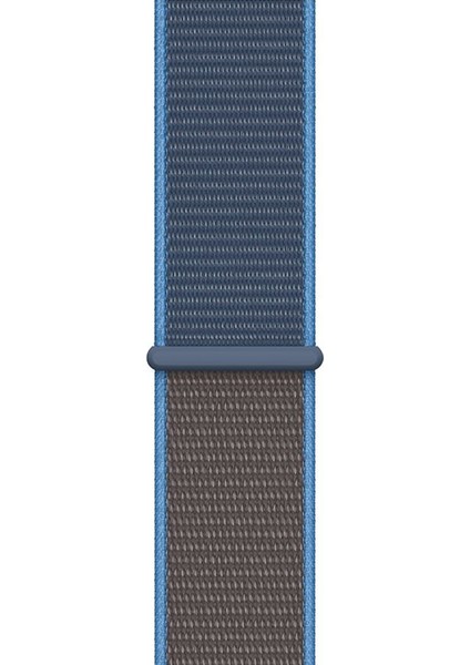 Apple Watch Seri 10 42mm, Seri 9/8/7/6/SE/5/4/3 Spor Loop Dokuma Kordon 41mm 40mm 38mm Uyumlu Açık Mavi