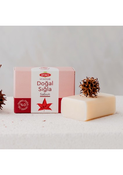 Saf Zeytinyağlı Doğal Sığla Günlük Ağacı Sabun 100 gr