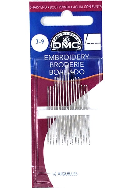 Nakış İğnesi 16'lı No: 3-9