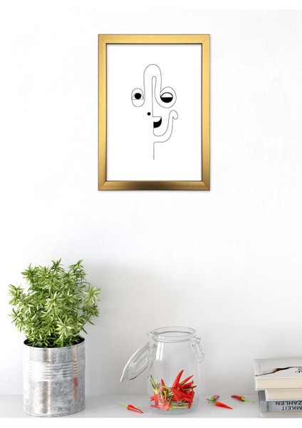 Tablo 23.5X33,5 Gold Tablo