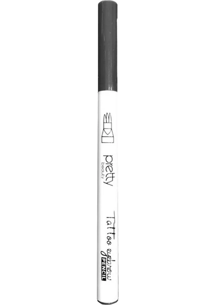 Pretty Beauty Tattoo Eyebrow Pencil (Kaş Boyama Kalemi-GRİ)