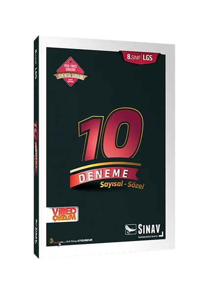 Sınav Yayınları 8. Sınıf LGS 10 Deneme