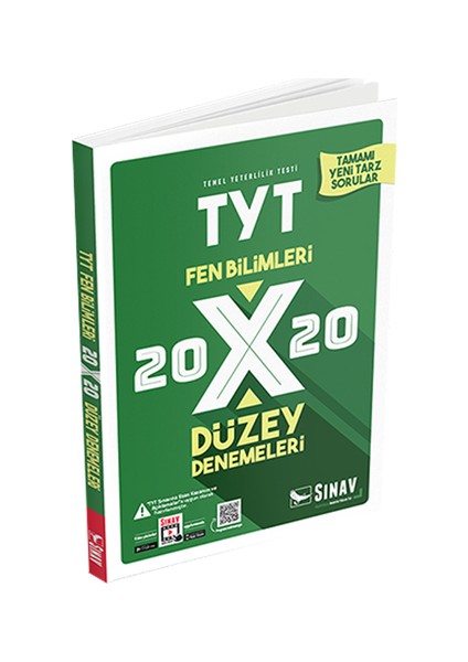 Sınav Yayınları TYT Fen Bilimleri 20x20 Düzey Denemeleri