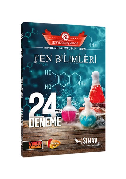 Sınav Yayınları 8. Sınıf LGS Fen Bilimleri 24 Deneme