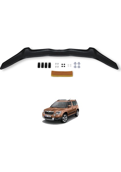 Skoda Yeti Ön Kaput Koruyucu Rüzgarlığı - 2009-2013 Arası