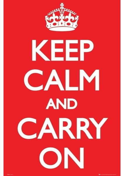 Maxi Poster Keep Calm And Carry On