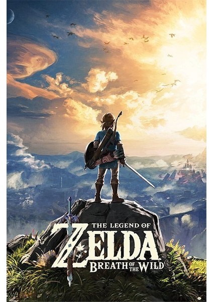 Maxi Poster The Legend Of Zelda Breath Of The Wild Sunset