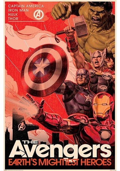 Maxi Poster Avengers (Golden Age Hero Propaganda)
